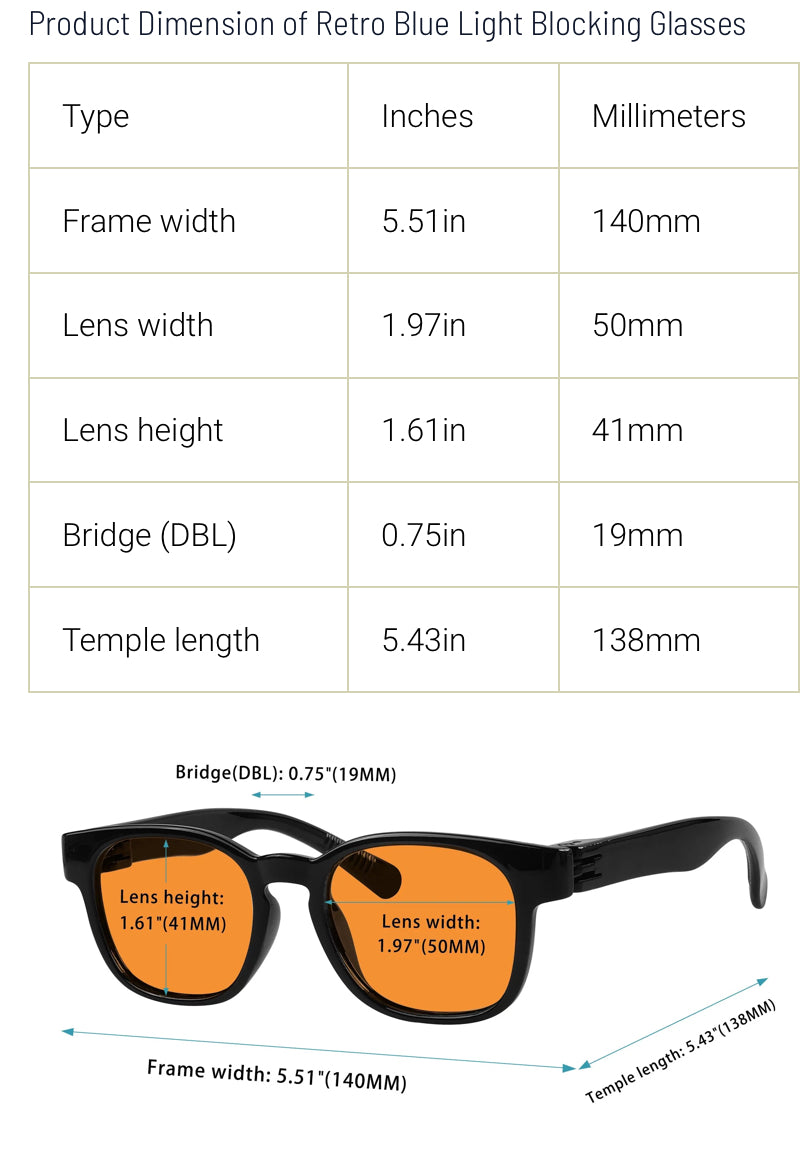 Blue Light Blocking Glasses.